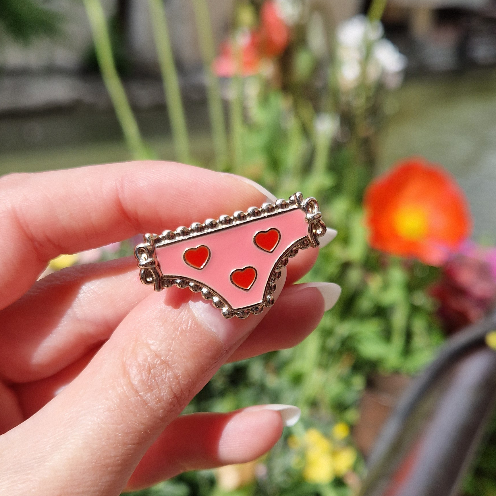 Pin's culotte cœur