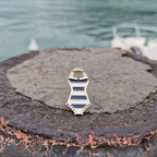 Pin's maillot de bain rayé