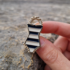 Pin's maillot de bain rayé