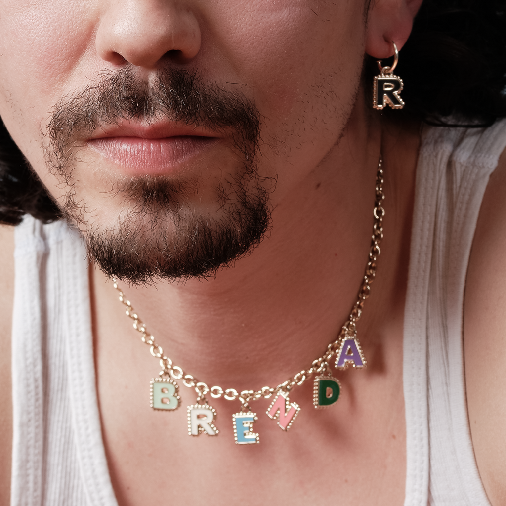 Collier six lettres personnalisable