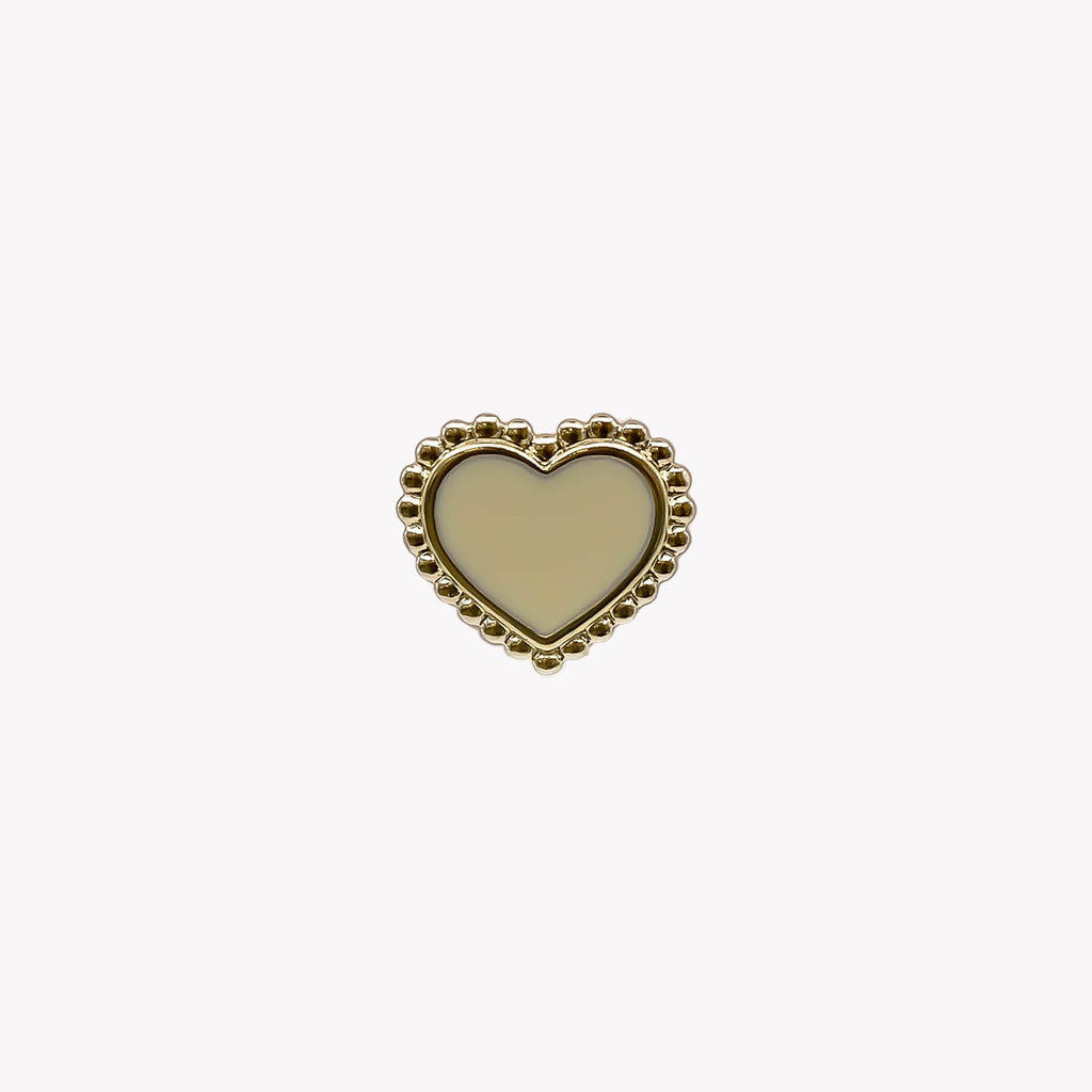 Boucles d'oreilles puce petit coeur