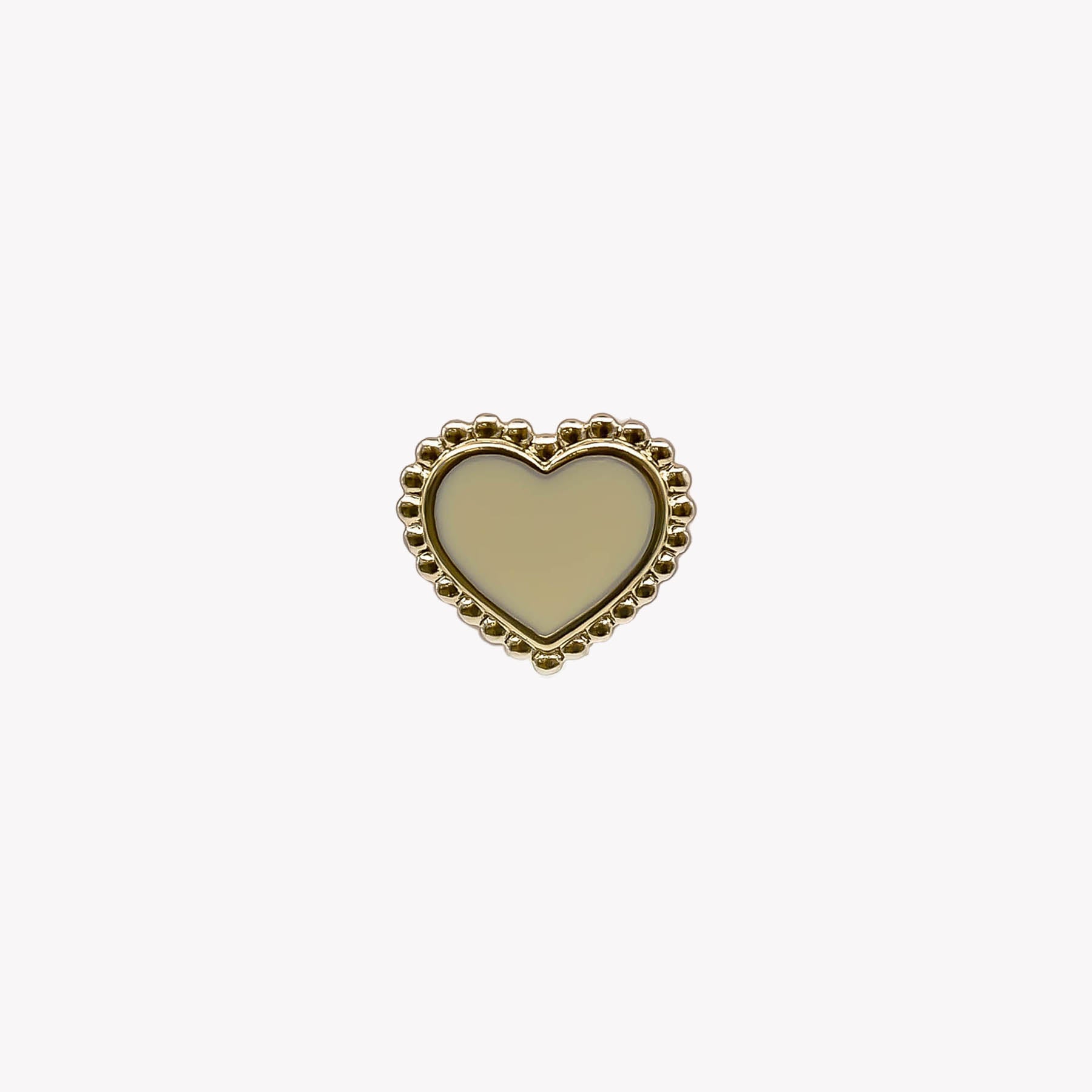 Boucles d'oreilles puce petit coeur