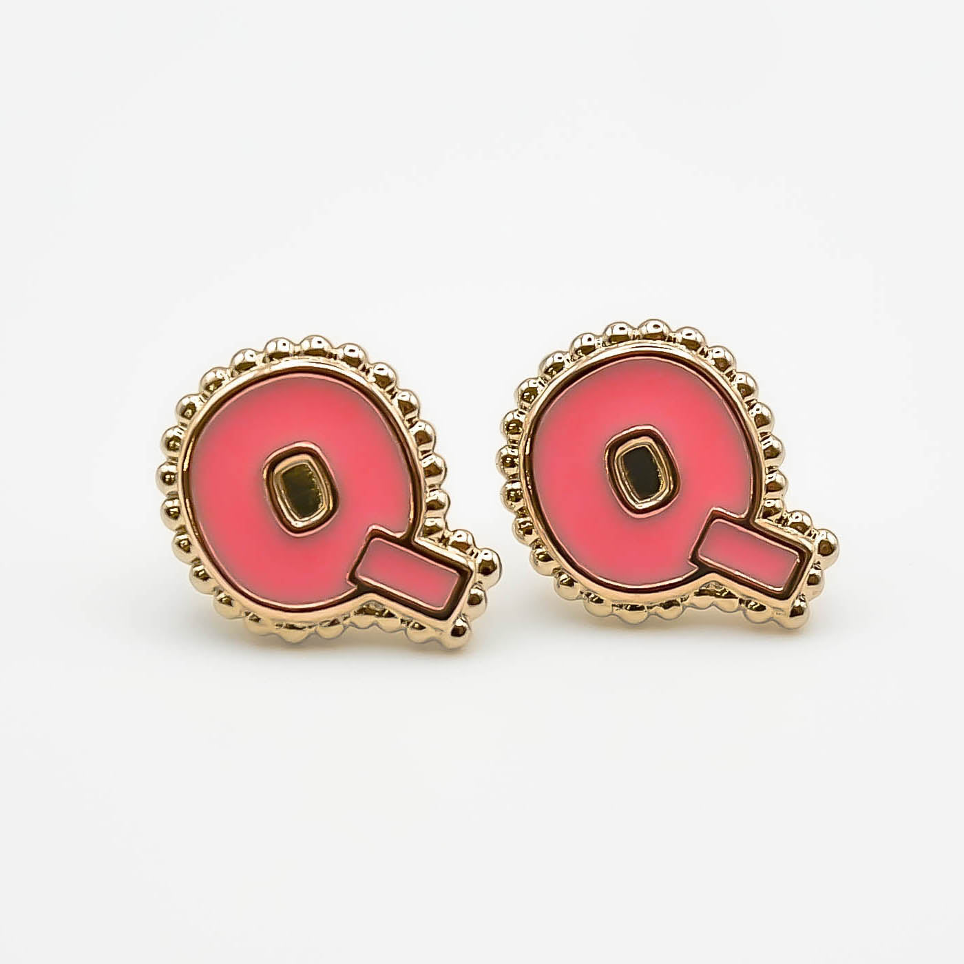 Boucles d'oreilles puce Q