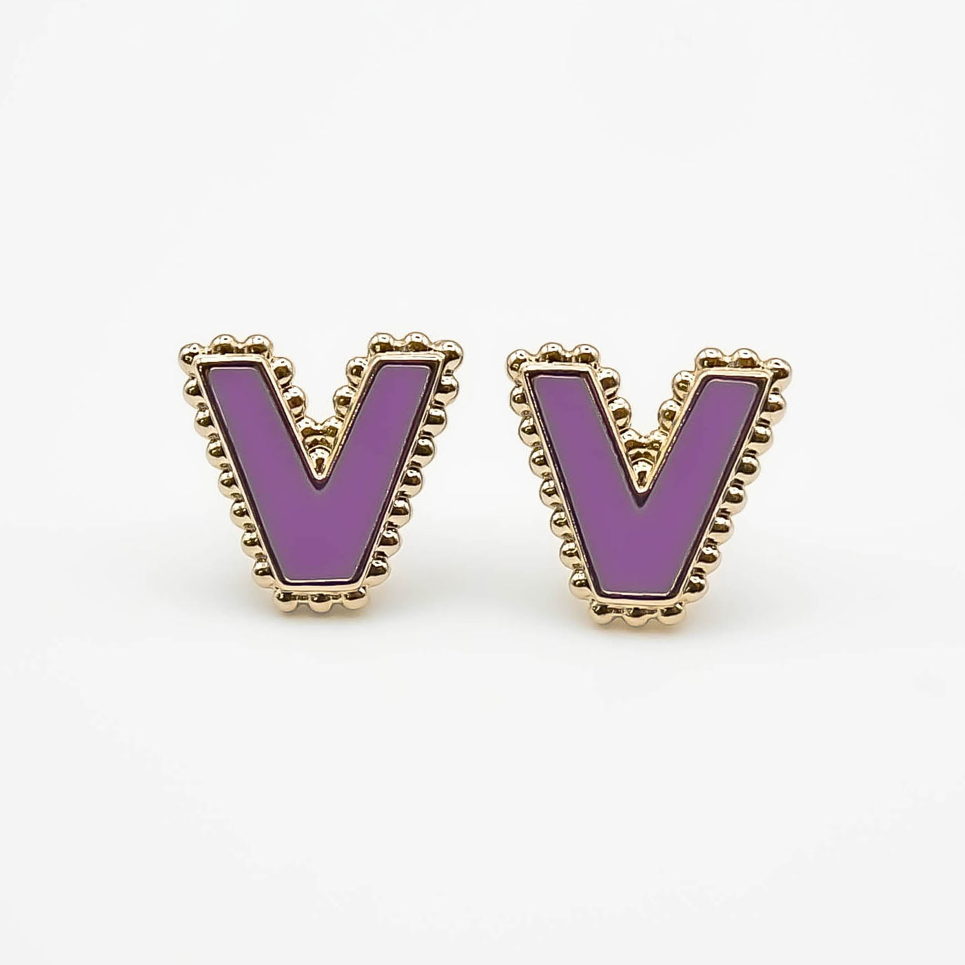 Boucles d'oreilles puce V
