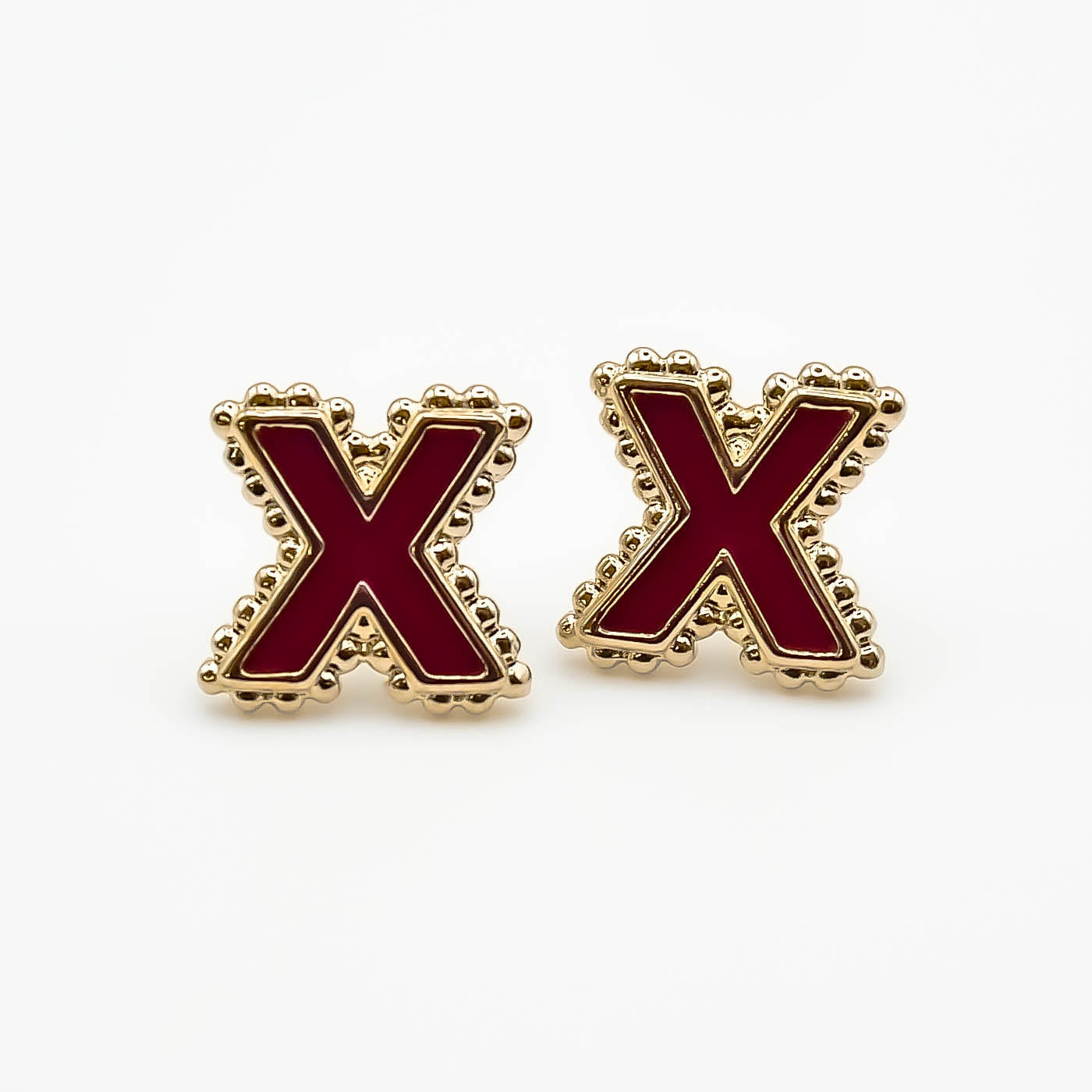 Boucles d'oreilles puce X