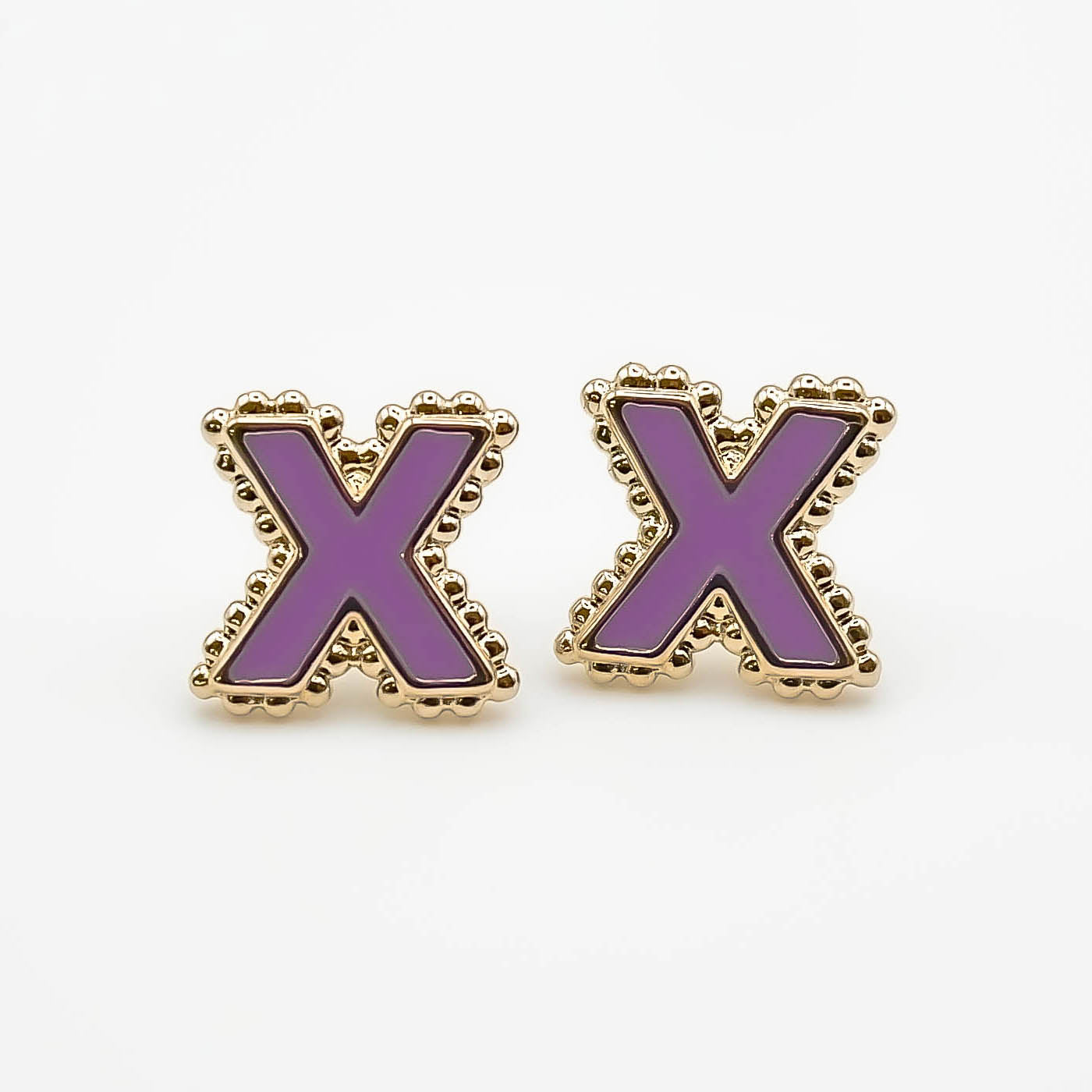 Boucles d'oreilles puce X