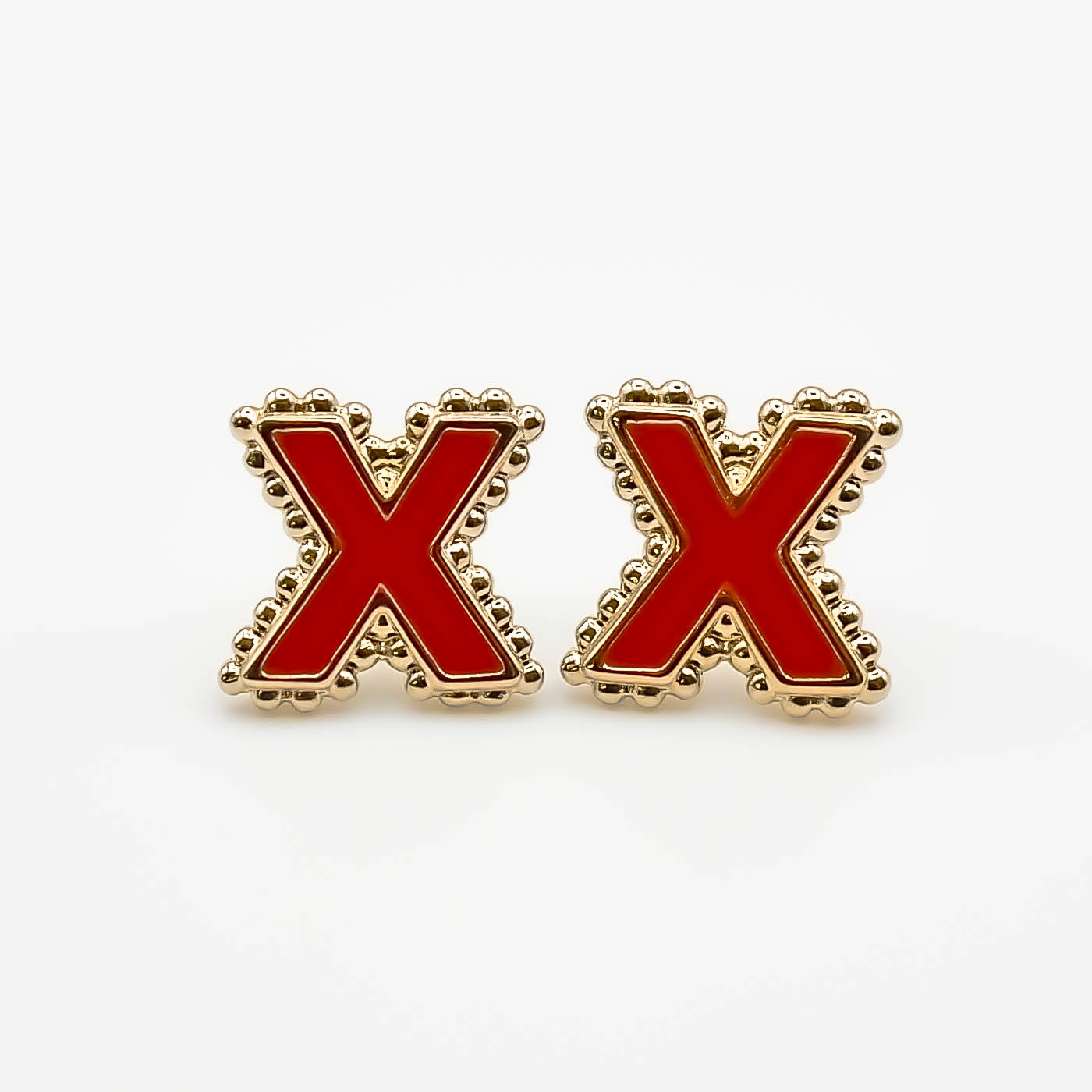 Boucles d'oreilles puce X
