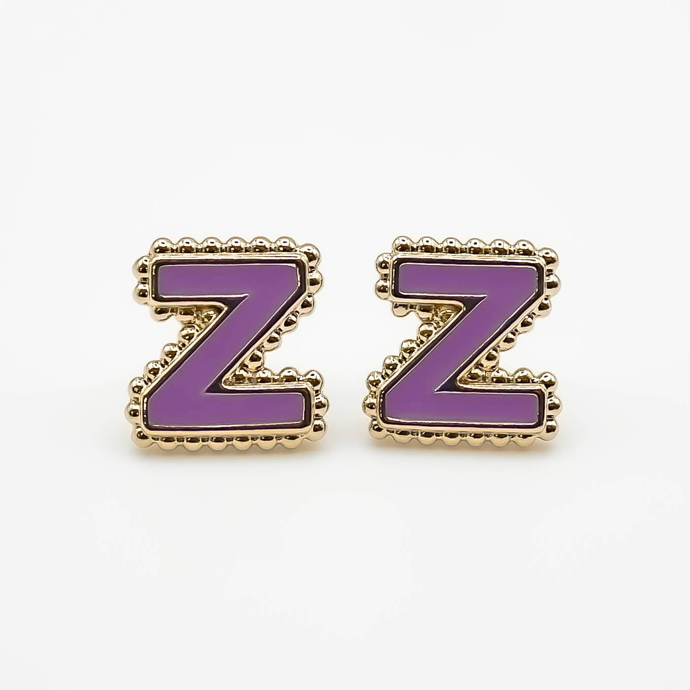 Boucles d'oreilles puce Z