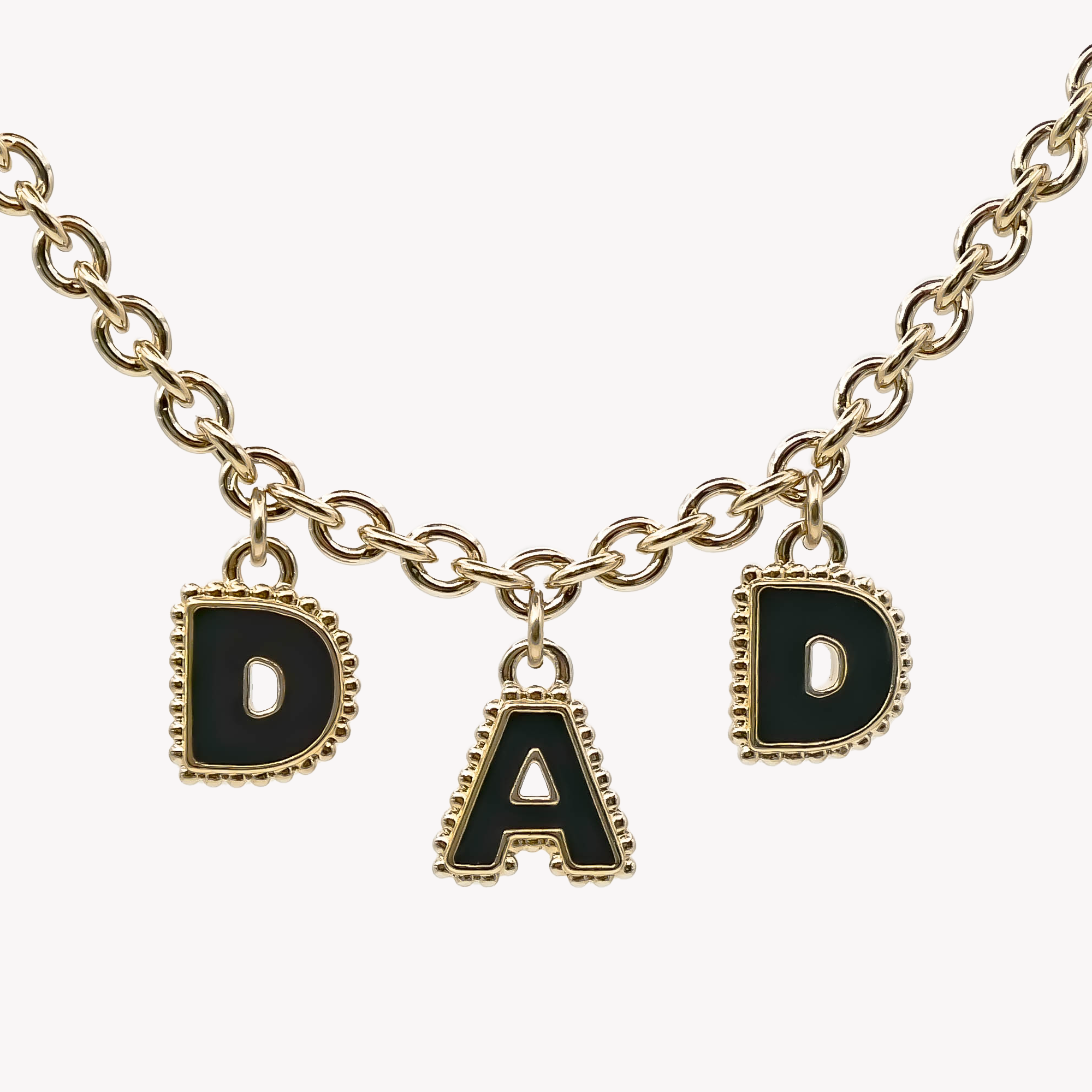 Collier trois lettres personnalisable