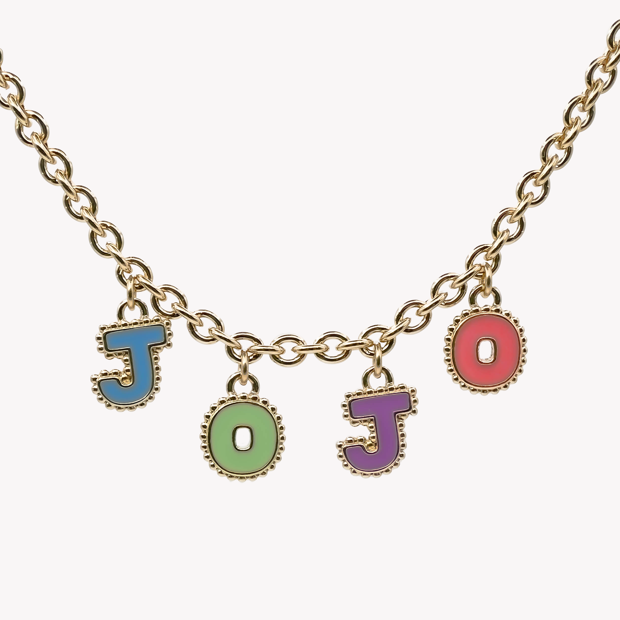 Collier quatre lettres personnalisable