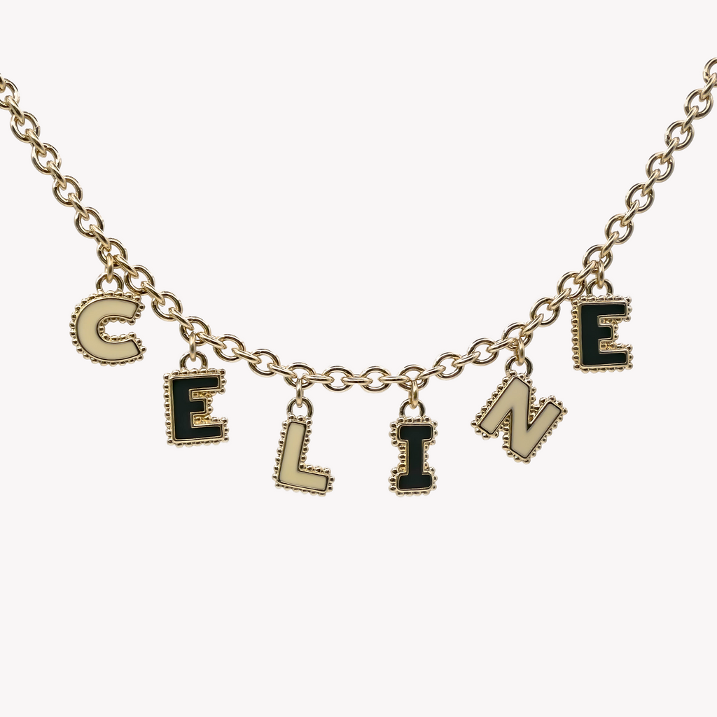 Collier six lettres personnalisable
