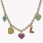 Collier cinq lettres personnalisable