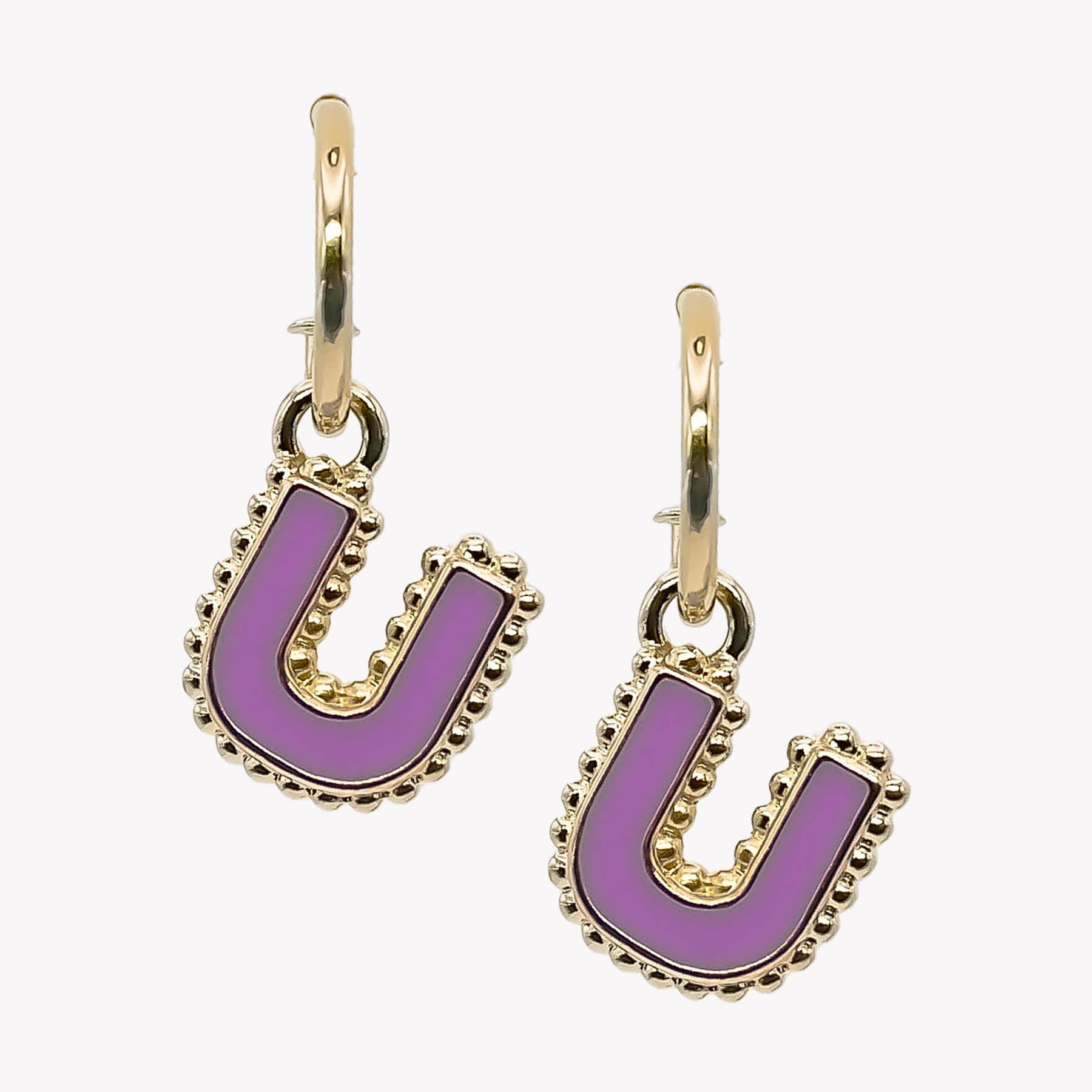 Boucles d'oreilles créole U