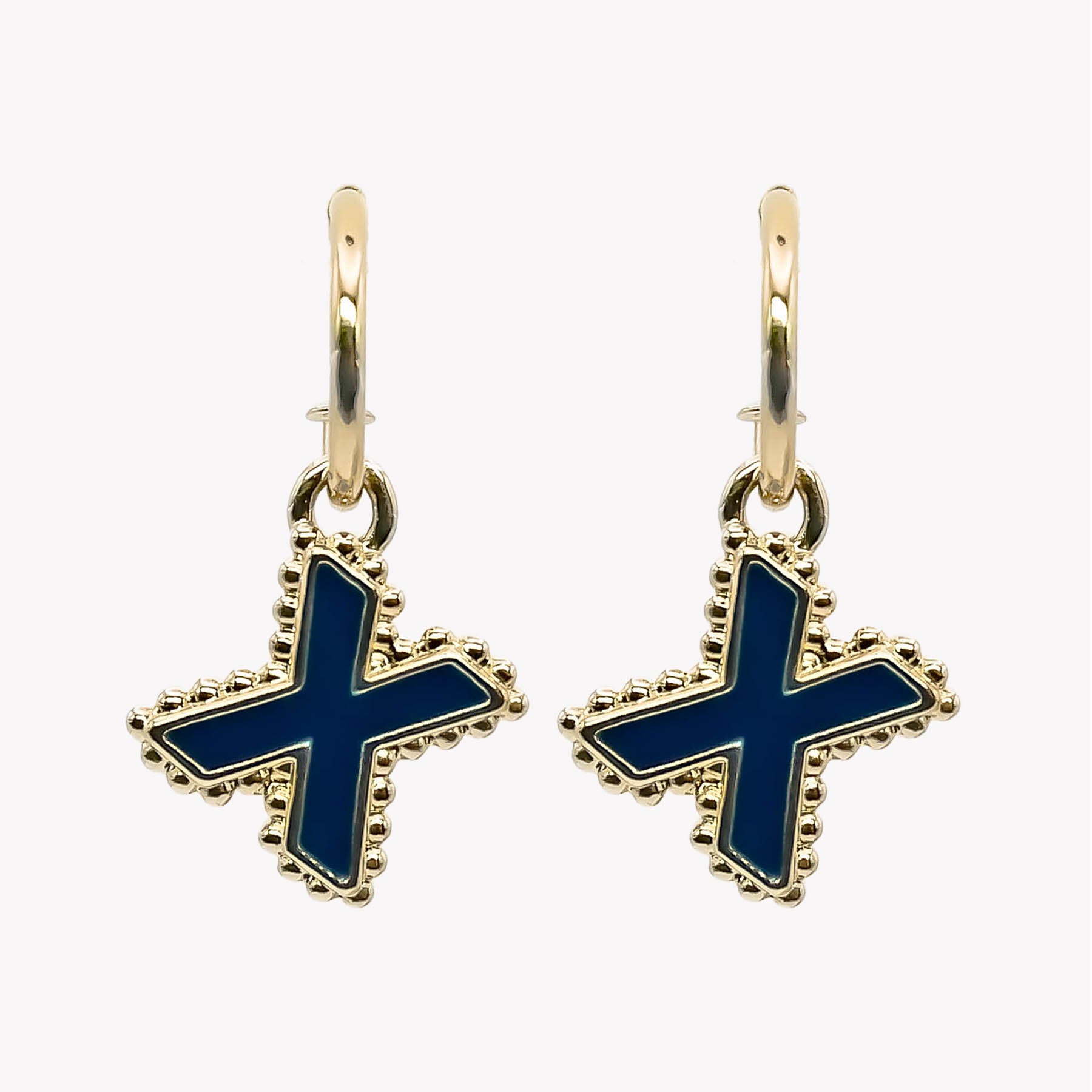 Boucles d'oreilles créole X