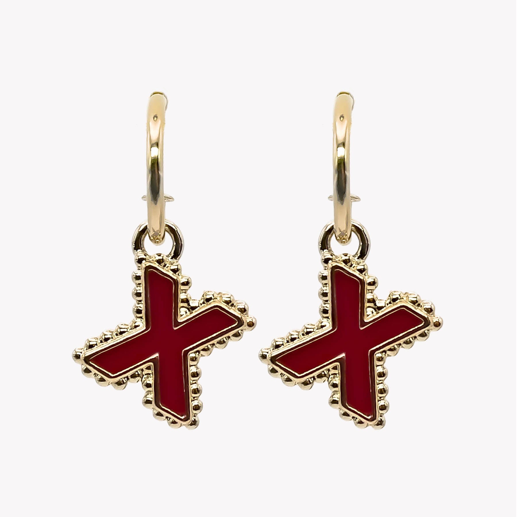 Boucles d'oreilles créole X