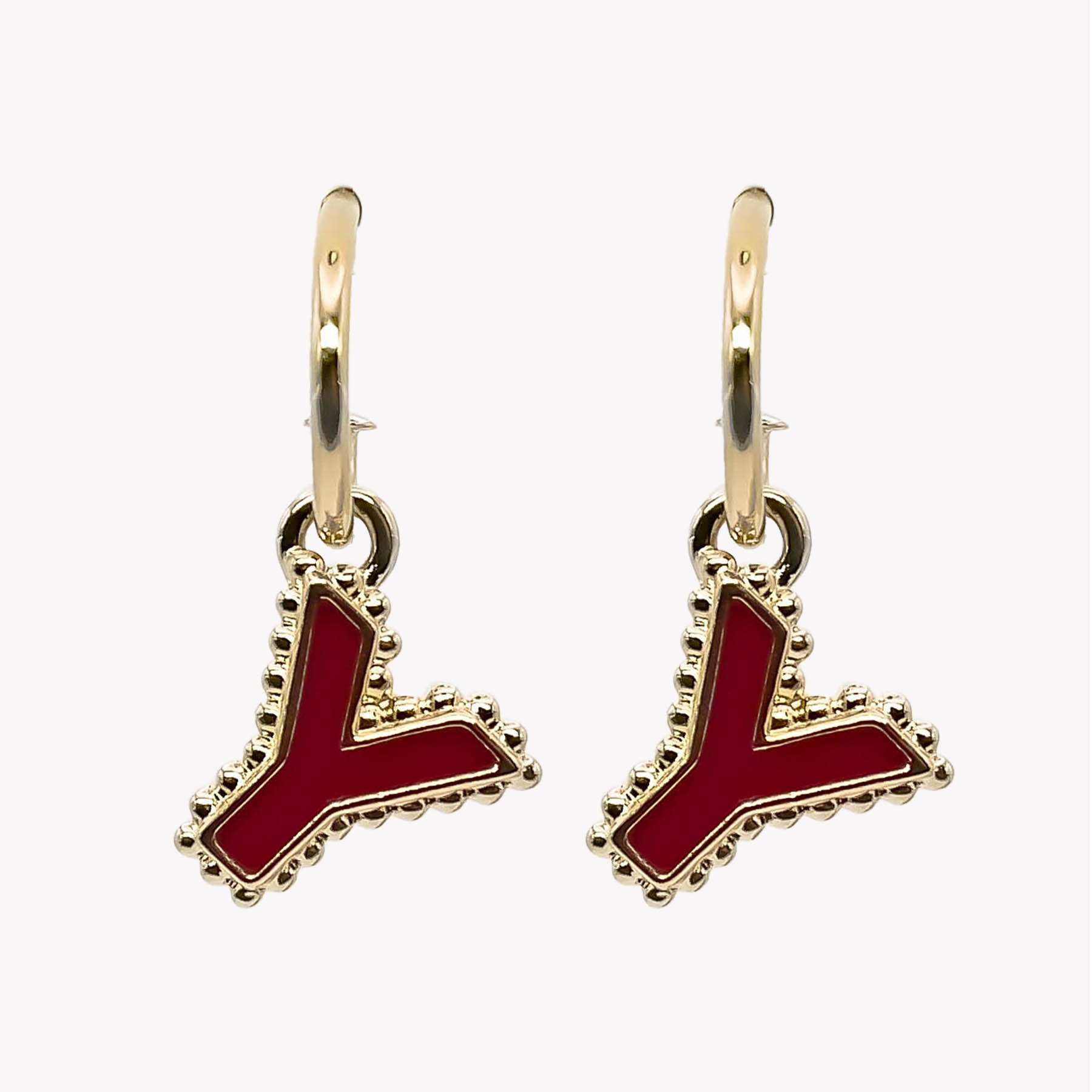 Boucles d'oreilles créole Y