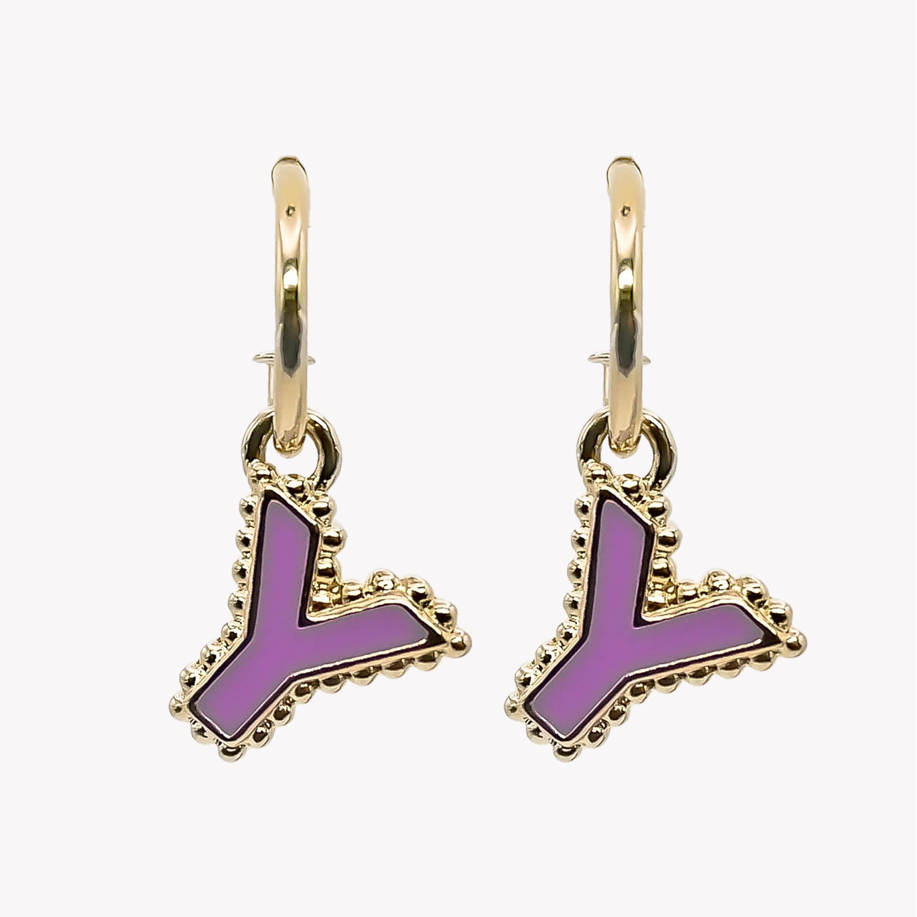 Boucles d'oreilles créole Y