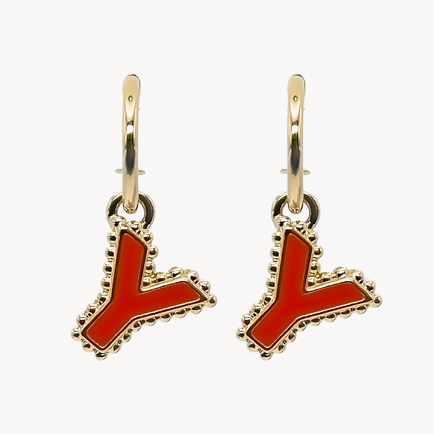 Boucles d'oreilles créole Y
