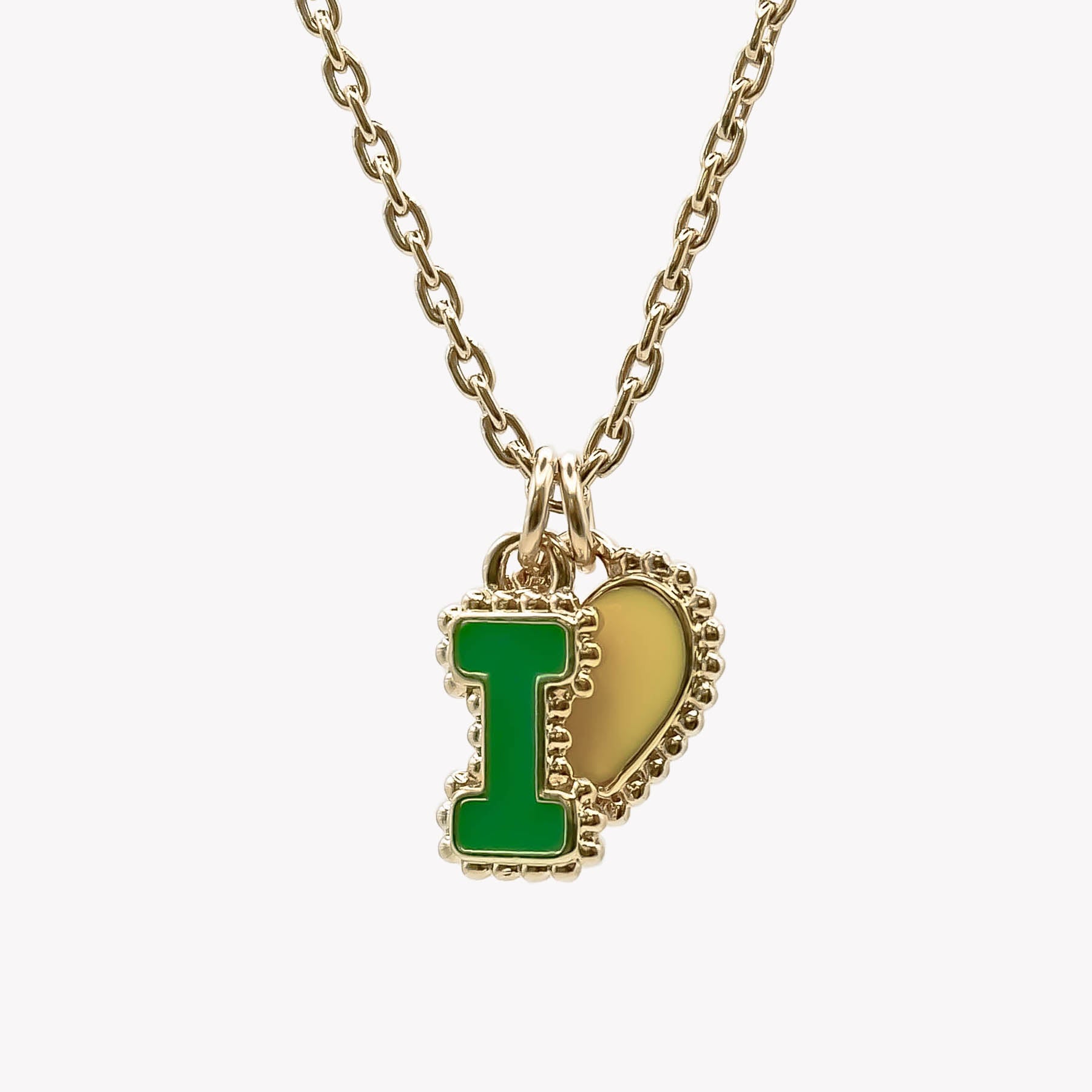 Collier deux lettres personnalisable
