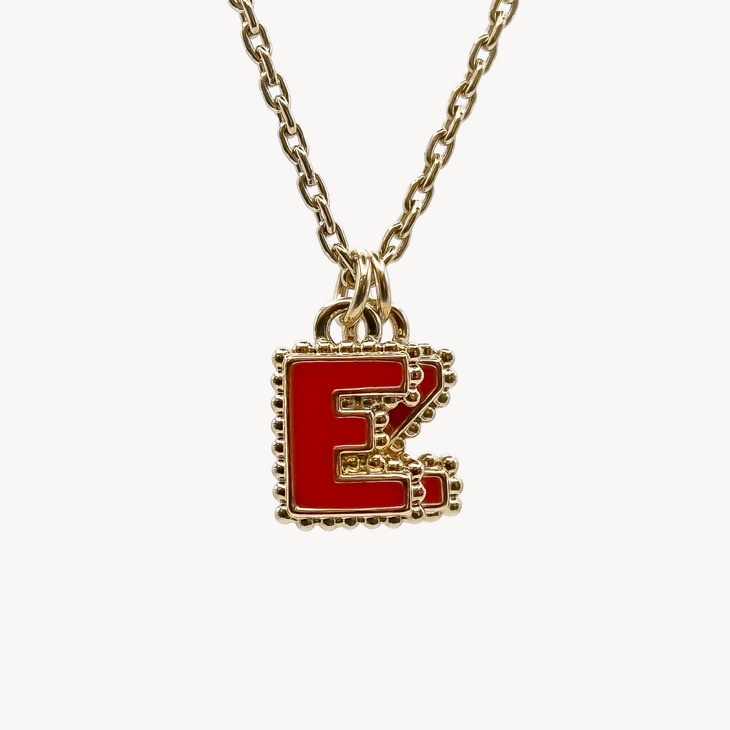 Collier deux lettres personnalisable