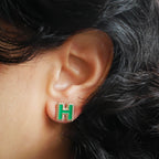 Boucles d'oreilles puce H