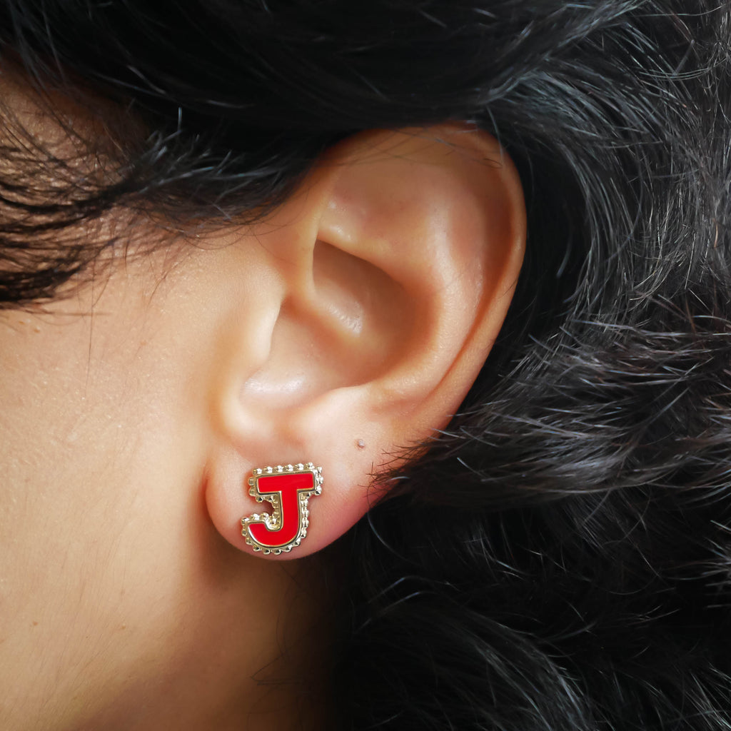 Boucles d'oreilles puce J