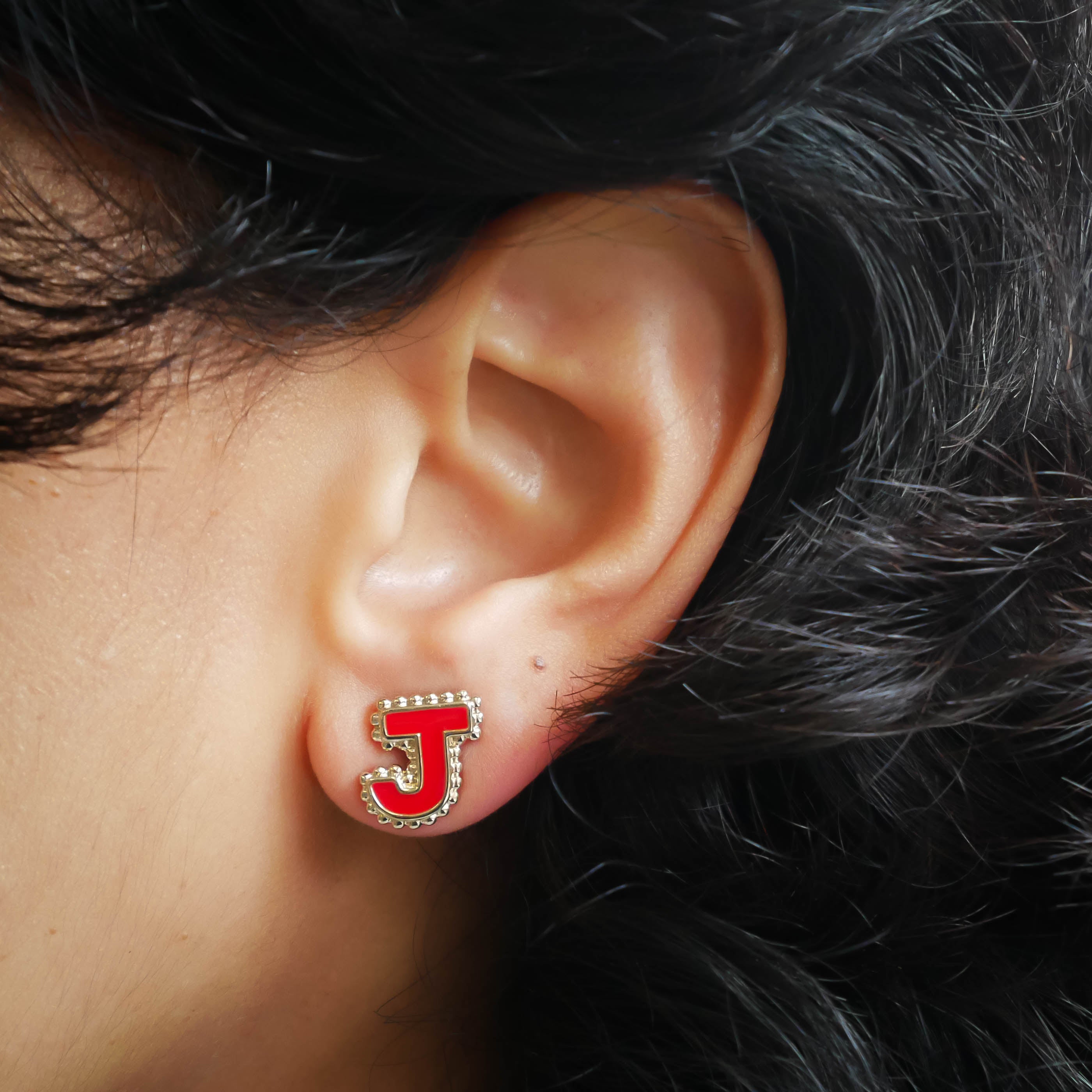 Boucles d'oreilles puce J