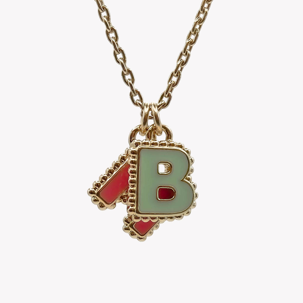 Collier deux lettres personnalisable