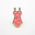 Pin's maillot de bain fleur