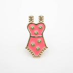 Pin's maillot de bain fleur