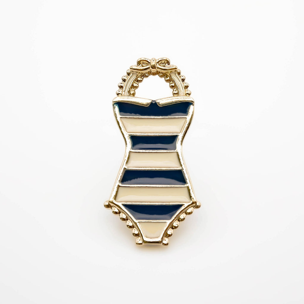 Pin's maillot de bain rayé