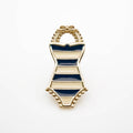 Pin's maillot de bain rayé