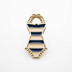 Pin's maillot de bain rayé