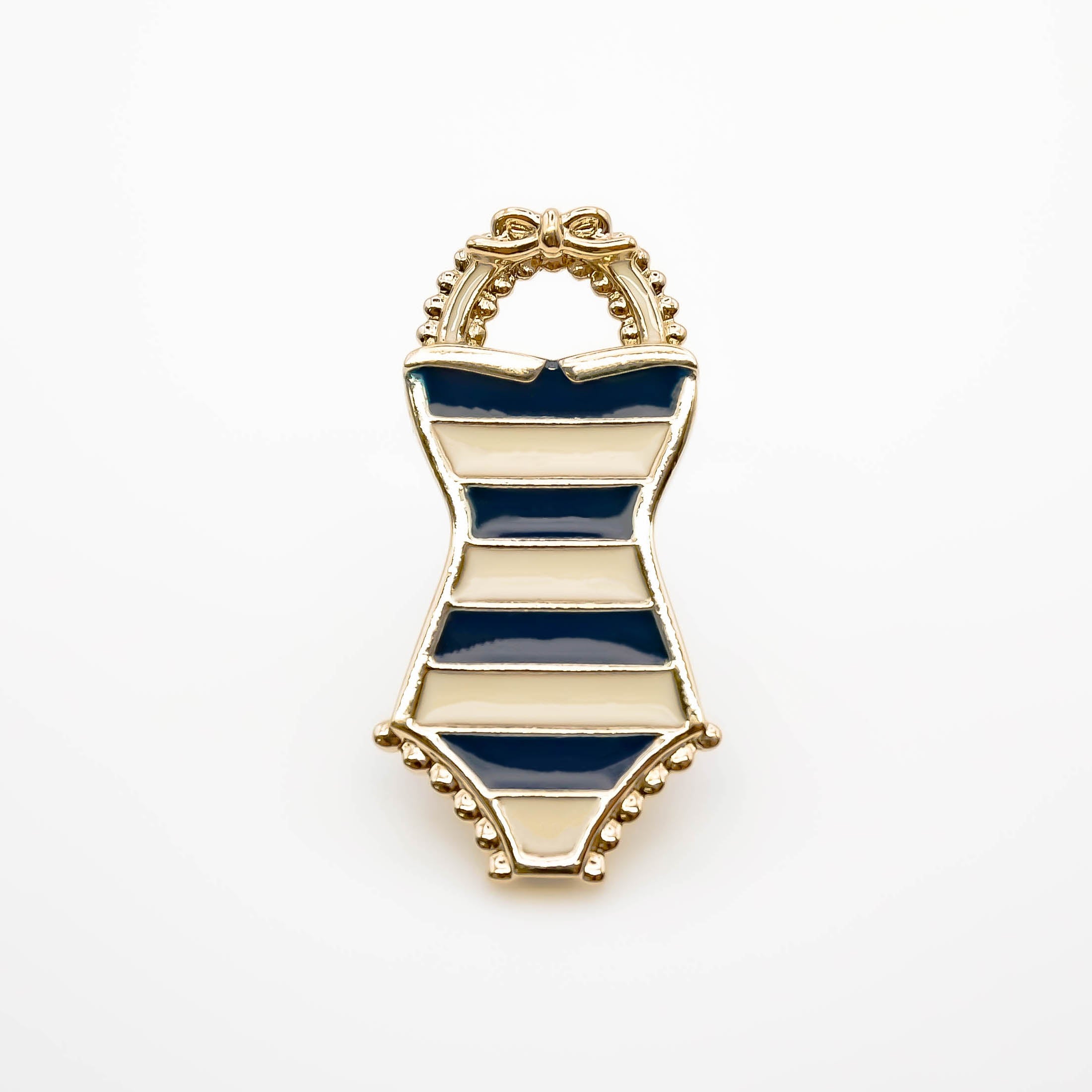 Pin's maillot de bain rayé
