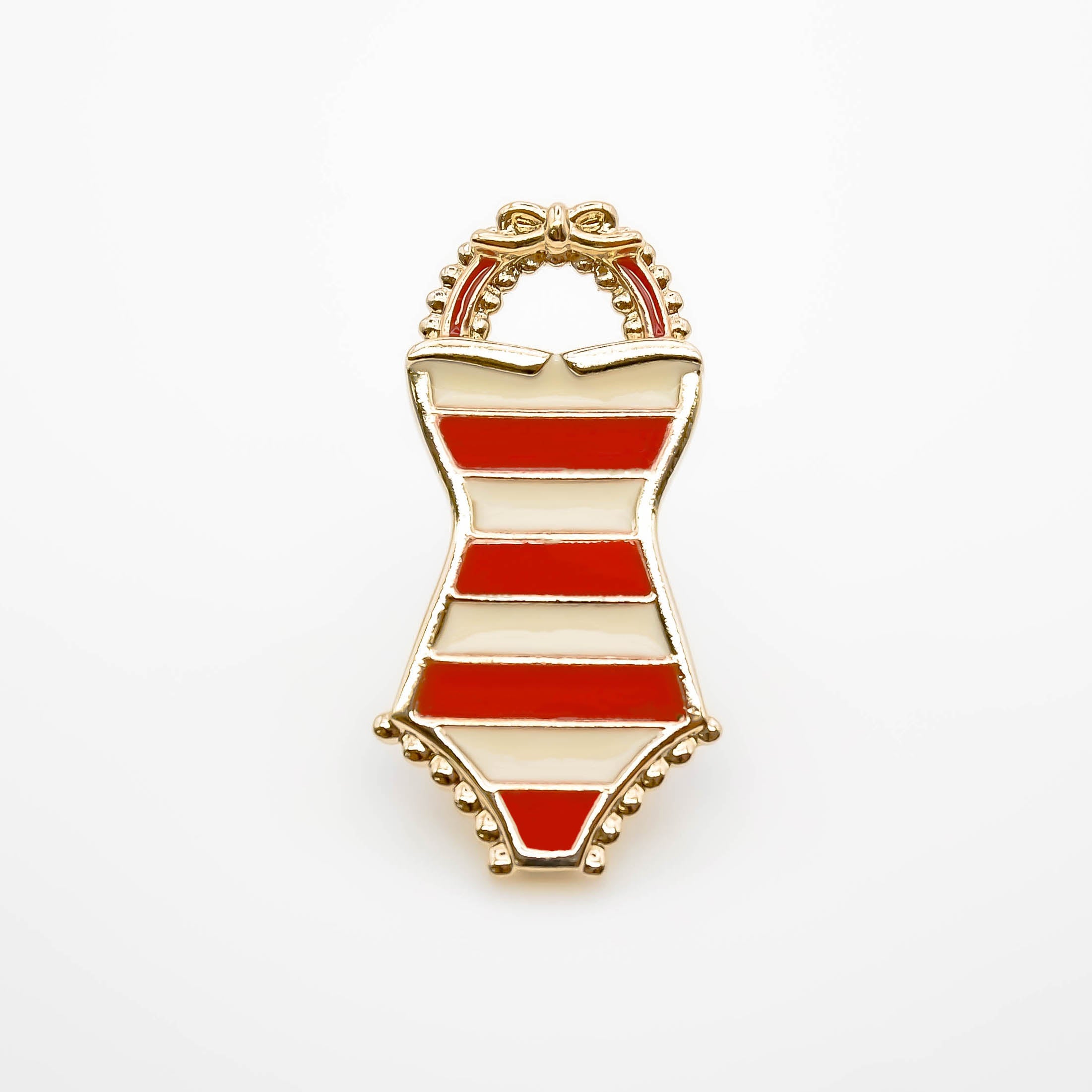 Pin's maillot de bain rayé