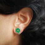 Boucles d'oreilles puce Q