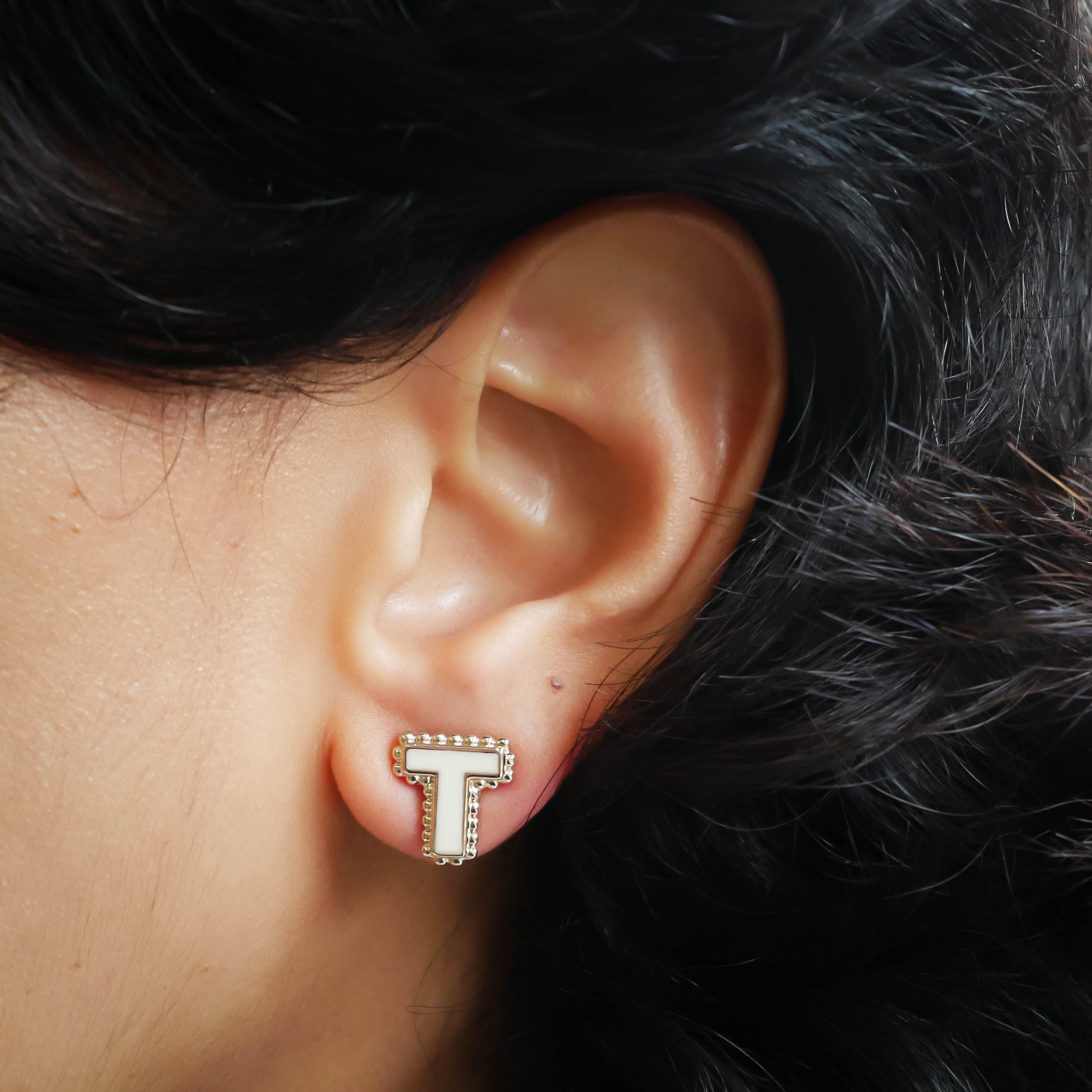 Boucles d'oreilles puce T