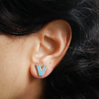 Boucles d'oreilles puce V