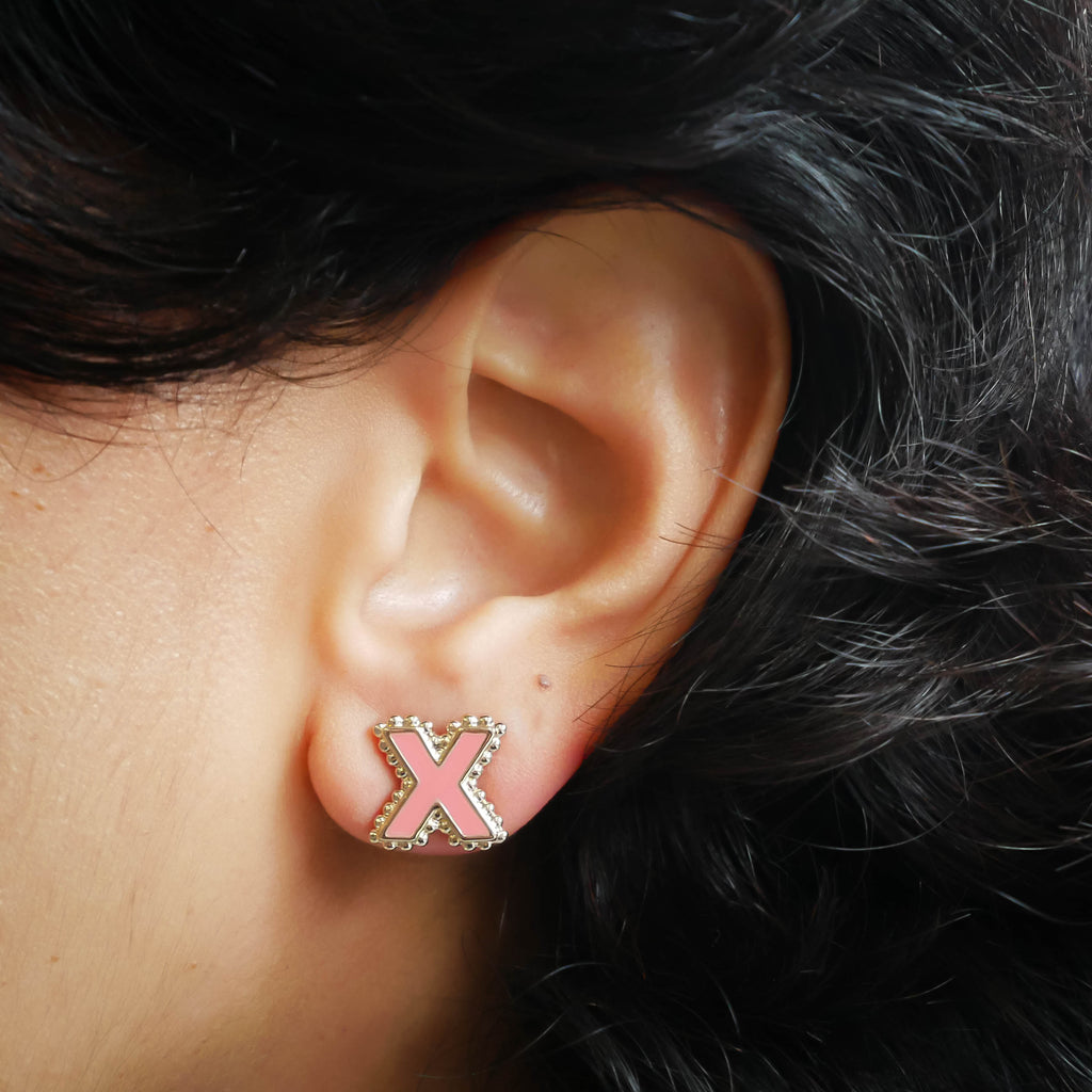 Boucles d'oreilles puce X