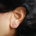 Boucles d'oreilles puce X
