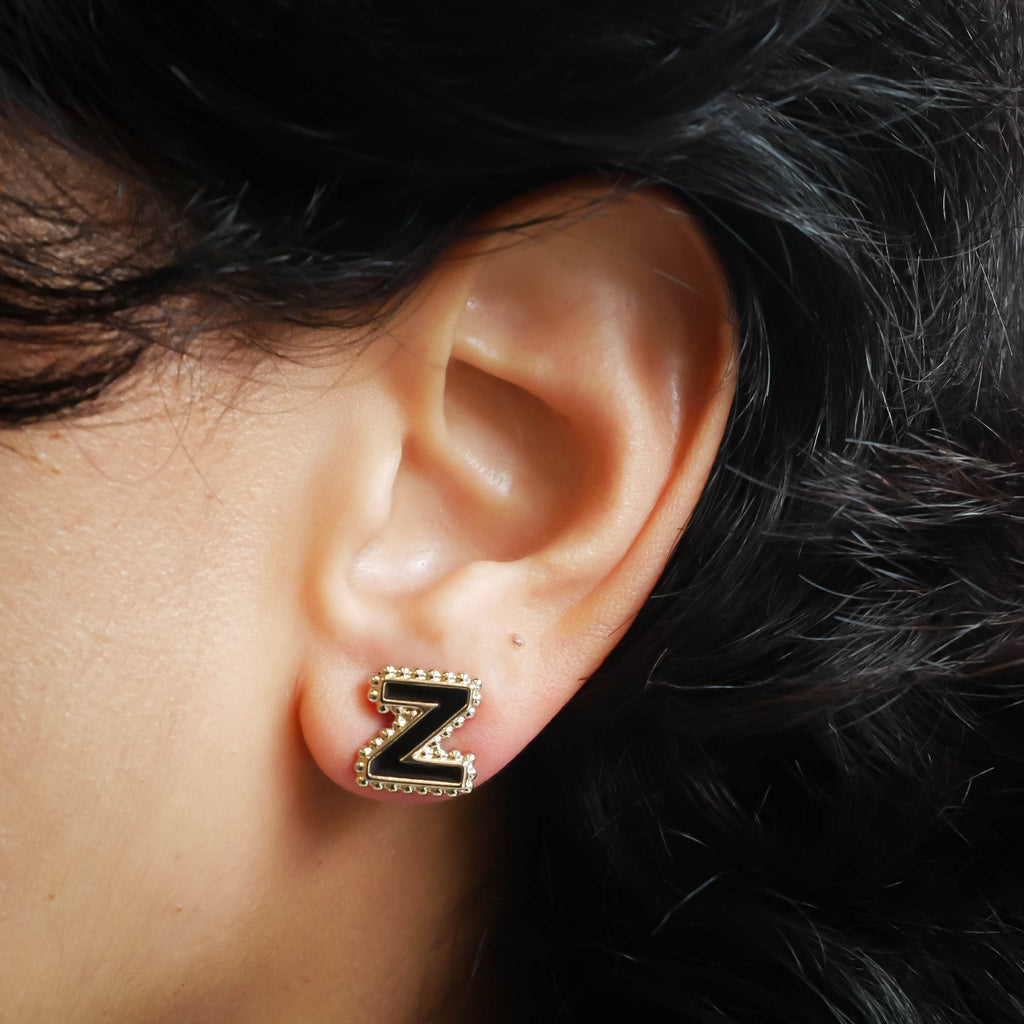 Boucles d'oreilles puce Z